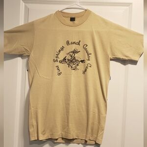 Vintage T-shirt 1985 Pine Springs Ranch Cowboy Camp Camping Tee Jerzees Medium